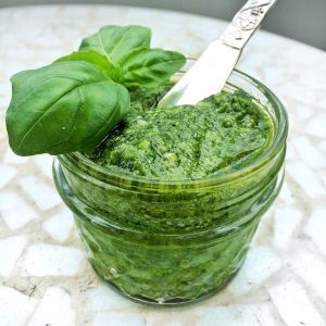 Pesto in jar